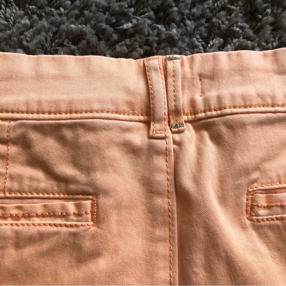 Anthro Pilcro Hyphen Boy Style Peach Shorts - Picture 7 of 7